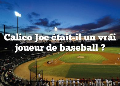 Calico Joe était-il un vrai joueur de baseball ?